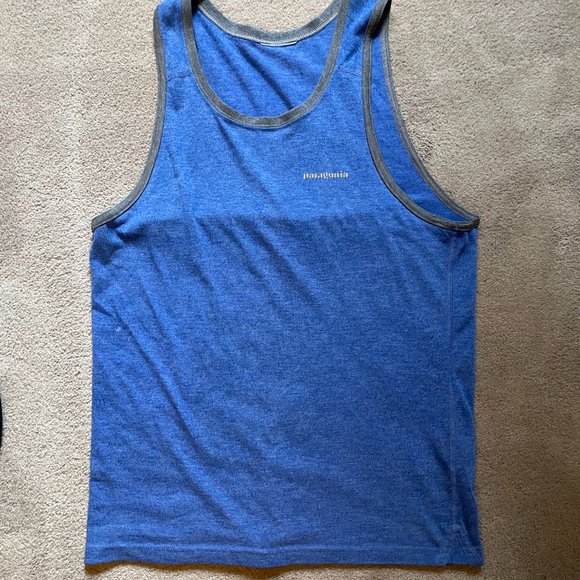 Patagonia Blue Tank Top - Picture 1 of 3